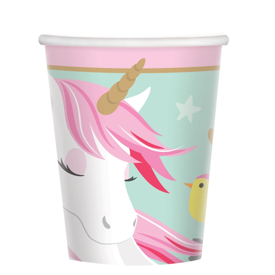 Magical Unicorn Paper Cups x 8 - Unicorn Birthday Party party cup Magical Unicorn Paper Cups x 8