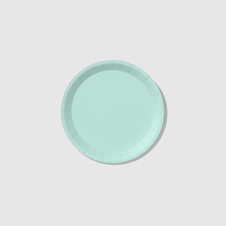 Mint Green Classic Small Party Plates x 10 - Mint Green Party Supplies Paper Plate Mint Green Classic Small Party Plates x 10