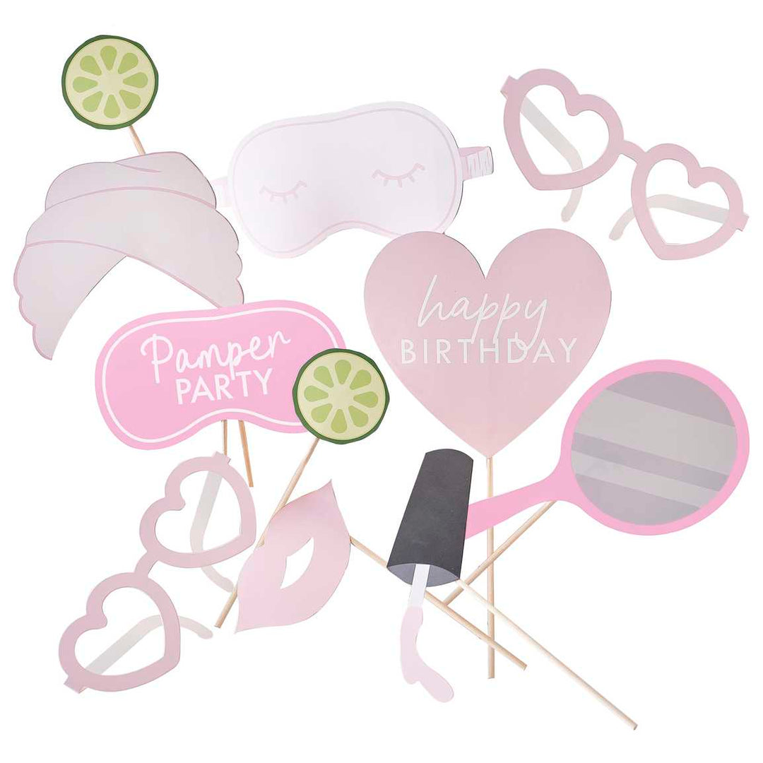 Pamper Party Photo Booth Props - Pamper Party Supplies prop Pamper Party Photo Booth Props