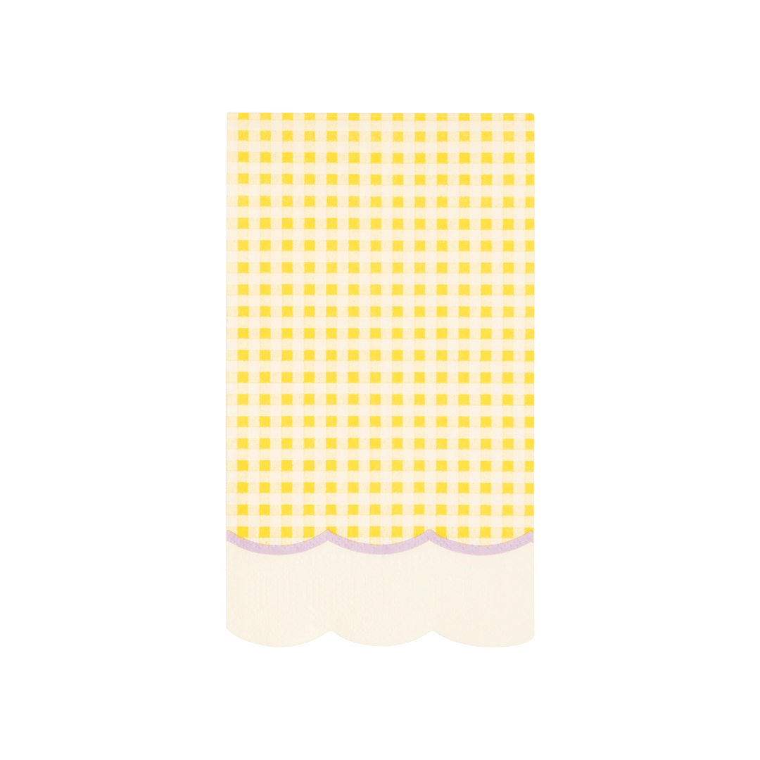 Pastel Gingham Party Napkins x 24 - Pastel Party Supplies Paper Napkins Pastel Gingham Party Napkins x 24