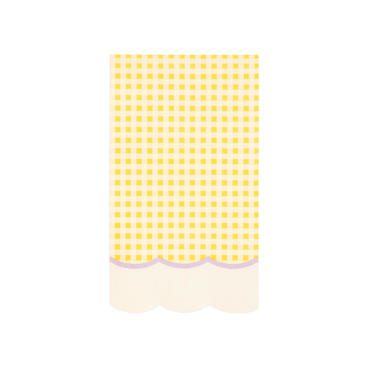 Pastel Gingham Party Napkins x 24 - Pastel Party Supplies Paper Napkins Pastel Gingham Party Napkins x 24