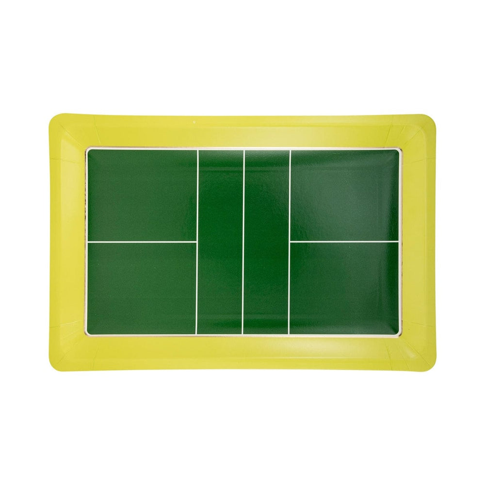 Pickleball Green Paddle Party Napkins x 18 -  My Mind's Eye Pickleball Party Supplies Paper Napkins Pickleball Court Party Plates x 8