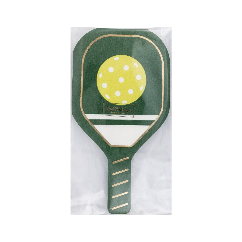Pickleball Green Paddle Party Napkins x 18 -  My Mind's Eye Pickleball Party Supplies Paper Napkins Pickleball Green Paddle Party Napkins x 18