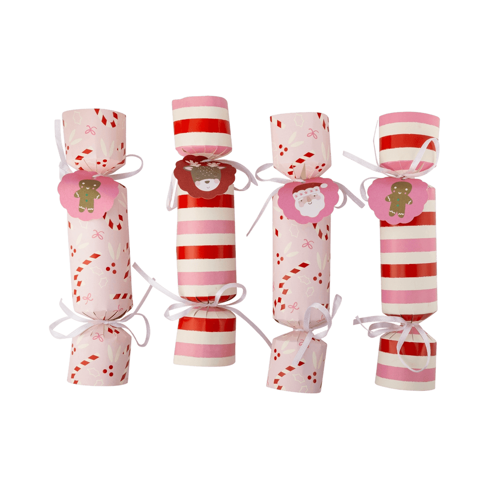 Pink and Red Kids Cute Christmas Crackers x 12 - Luxury My Minds Eye Kids Christmas Crackers christmas crackers Pink and Red Kids Cute Christmas Crackers x 12