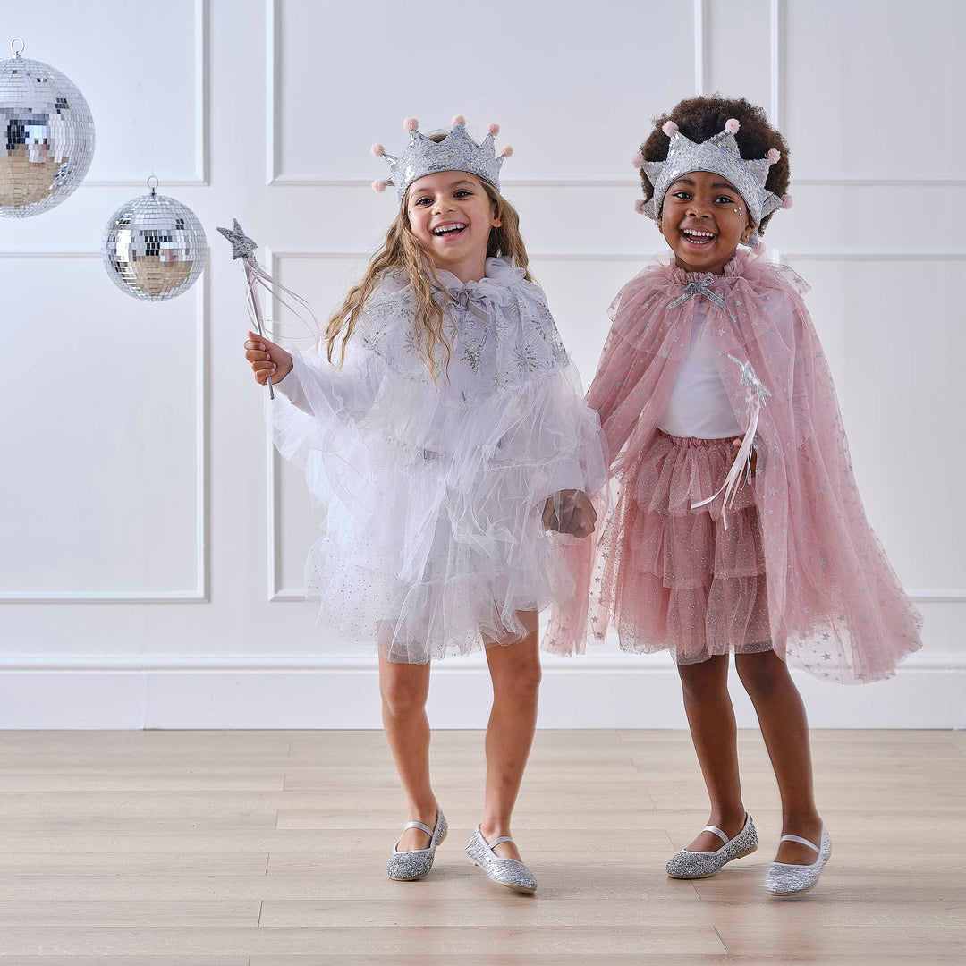 Pink & Silver Sparkle Fairy Princess Costume Tutu - Ages 3-5 fancy dress Pink & Silver Sparkle Fairy Princess Costume Tutu - Ages 3-5