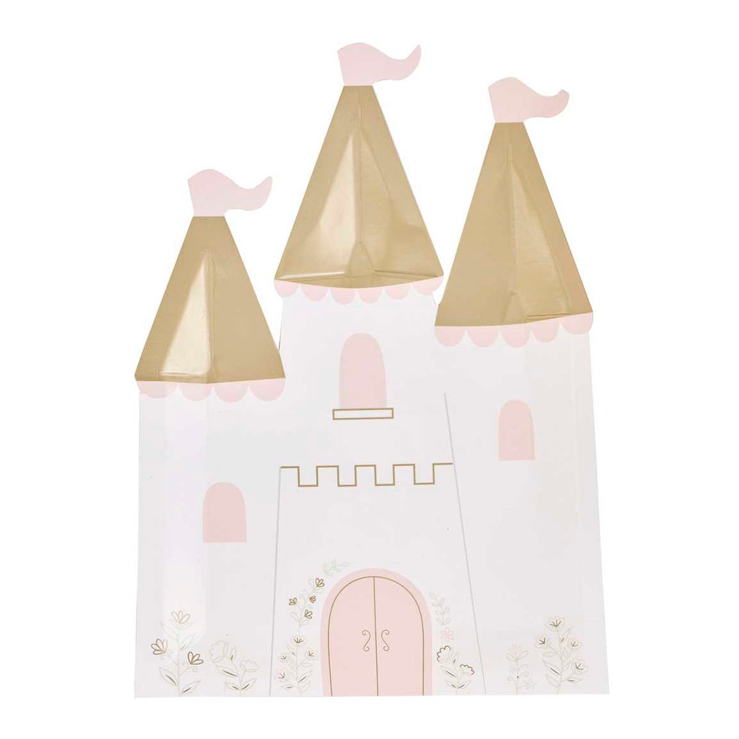 party plate Princess Castle Paper Party Plates x 8