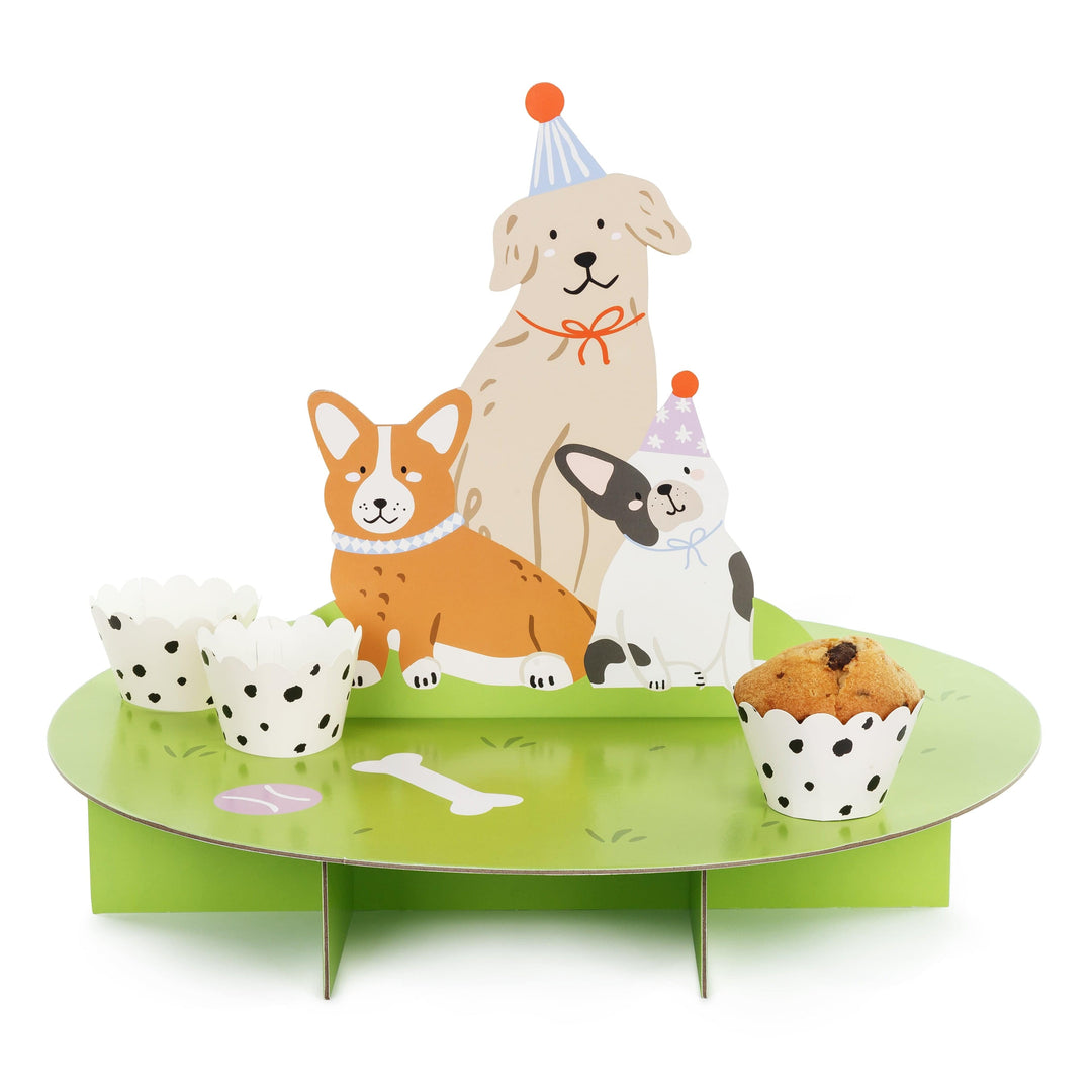 Puppy Party Cake Stand - Puppy and Dog Party cake stand Puppy Party Cake Stand