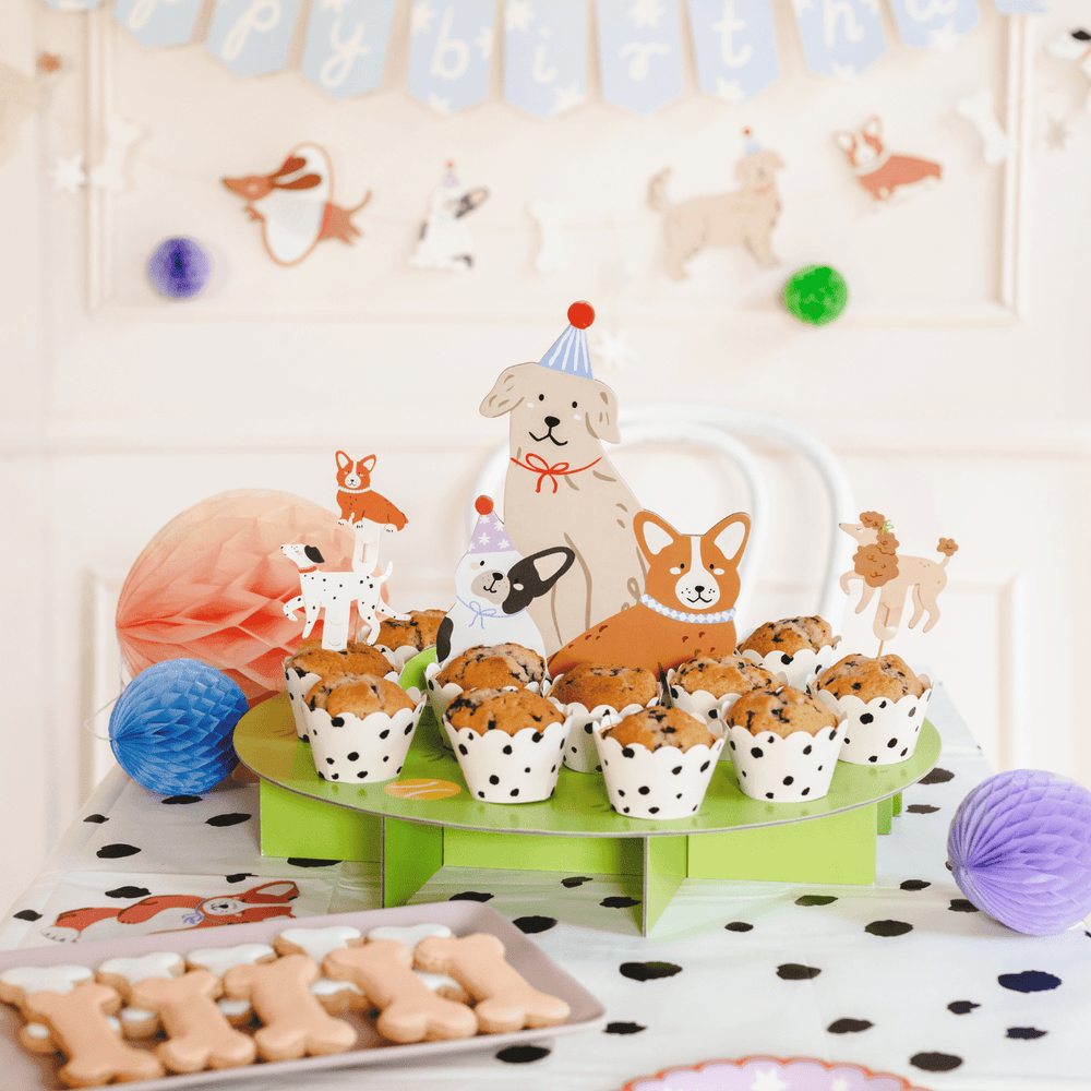 Puppy Party Cake Stand - Puppy and Dog Party cake stand Puppy Party Cake Stand