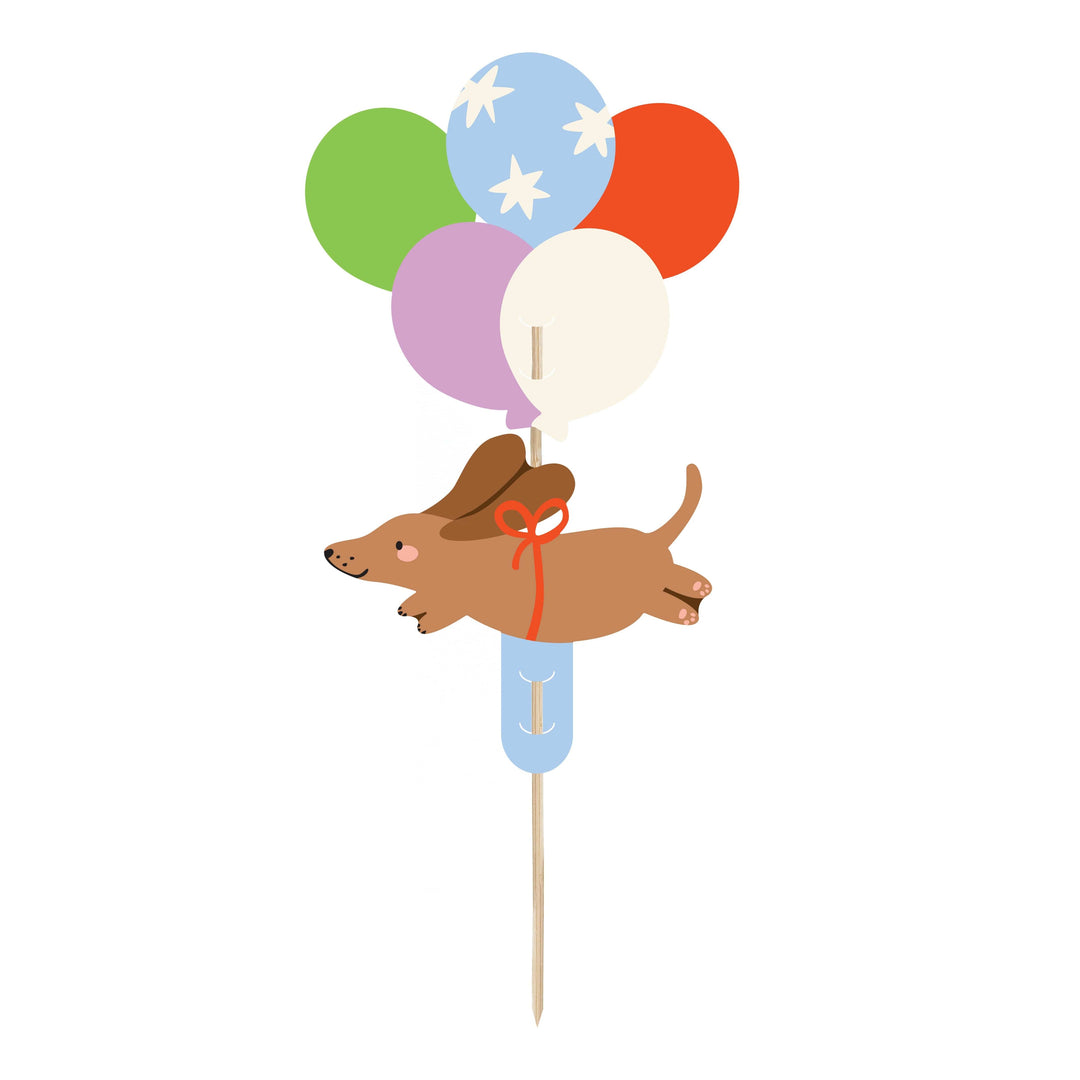 Puppy Party Dachshund Cake Topper - Puppy and Dog Party Cake Topper Puppy Party Dachshund Cake Topper