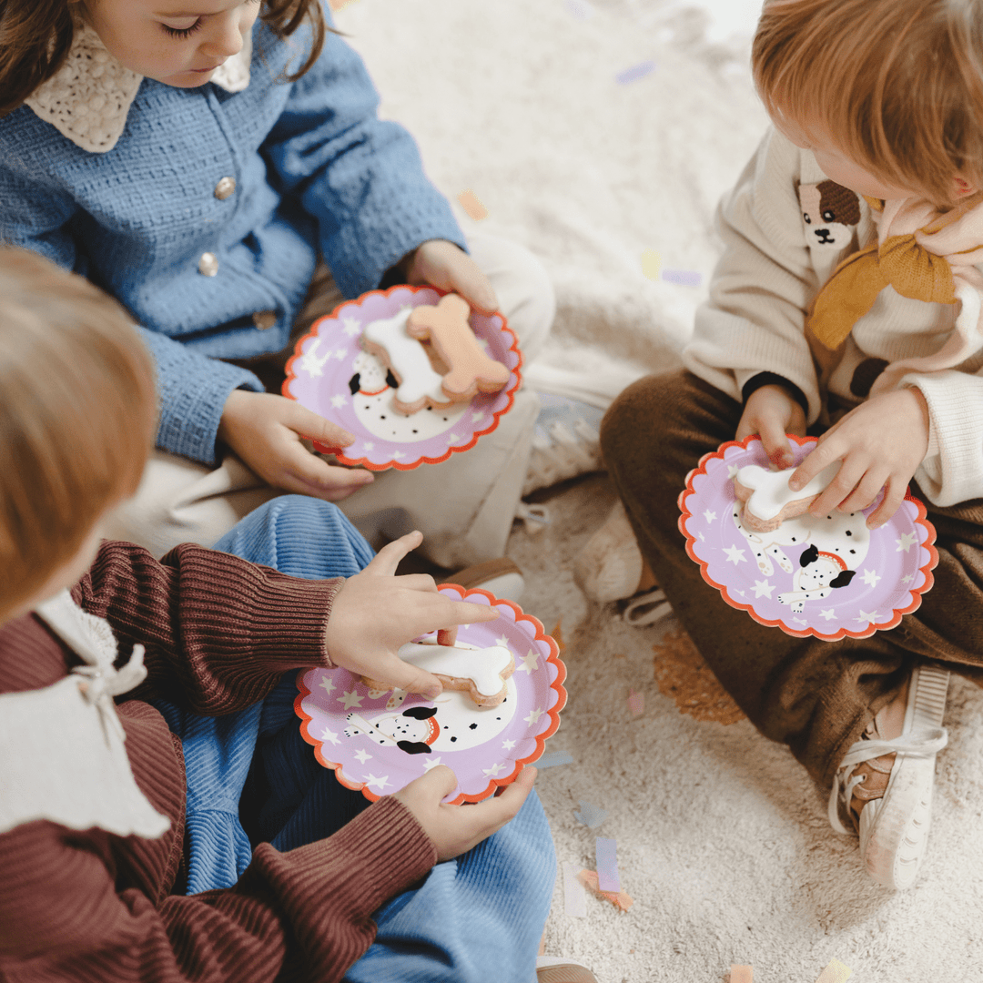 Puppy Party Dalmatian Paper Plates x 6 - Puppy and Dog Party Paper Plate Puppy Party Dalmatian Paper Plates x 6