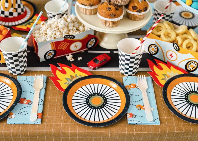 Racing Car Party Napkins (Pack of 12) - Racing Car Party Supplies Paper Napkins Racing Car Party Napkins (Pack of 12)