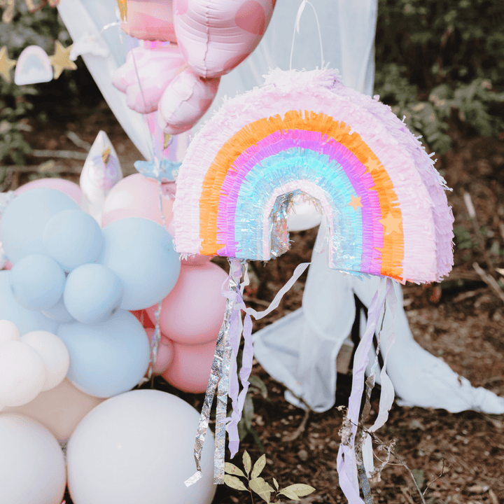 Rainbow Birthday Party Piñata Party Supplies Rainbow Foldable Party Piñata