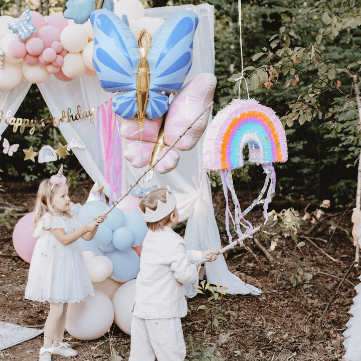 Rainbow Birthday Party Piñata Party Supplies Rainbow Foldable Party Piñata