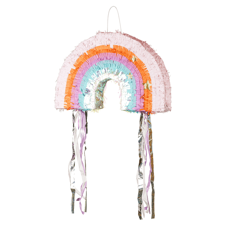 Rainbow Birthday Party Piñata Party Supplies Rainbow Foldable Party Piñata