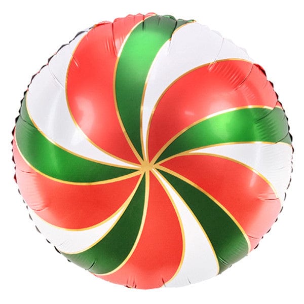 Red & Green Christmas Candy Foil Balloon (18 inch) Balloons Red & Green Christmas Candy Foil Balloon (18 inch)