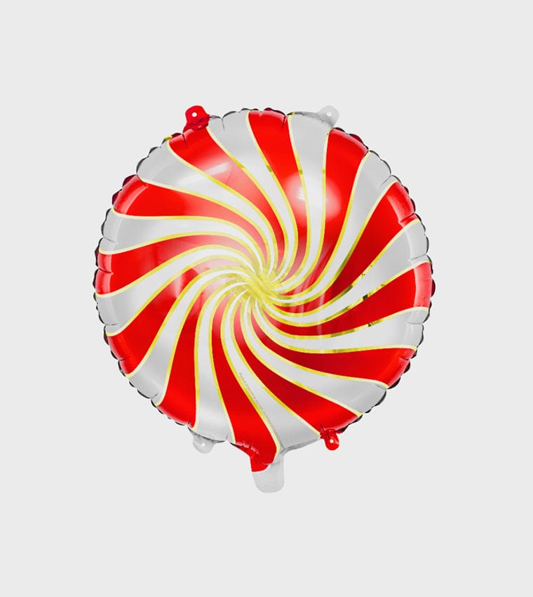 Red & White Christmas Candy Foil Balloon (18 inch) Balloons Red & White Christmas Candy Foil Balloon (18 inch)