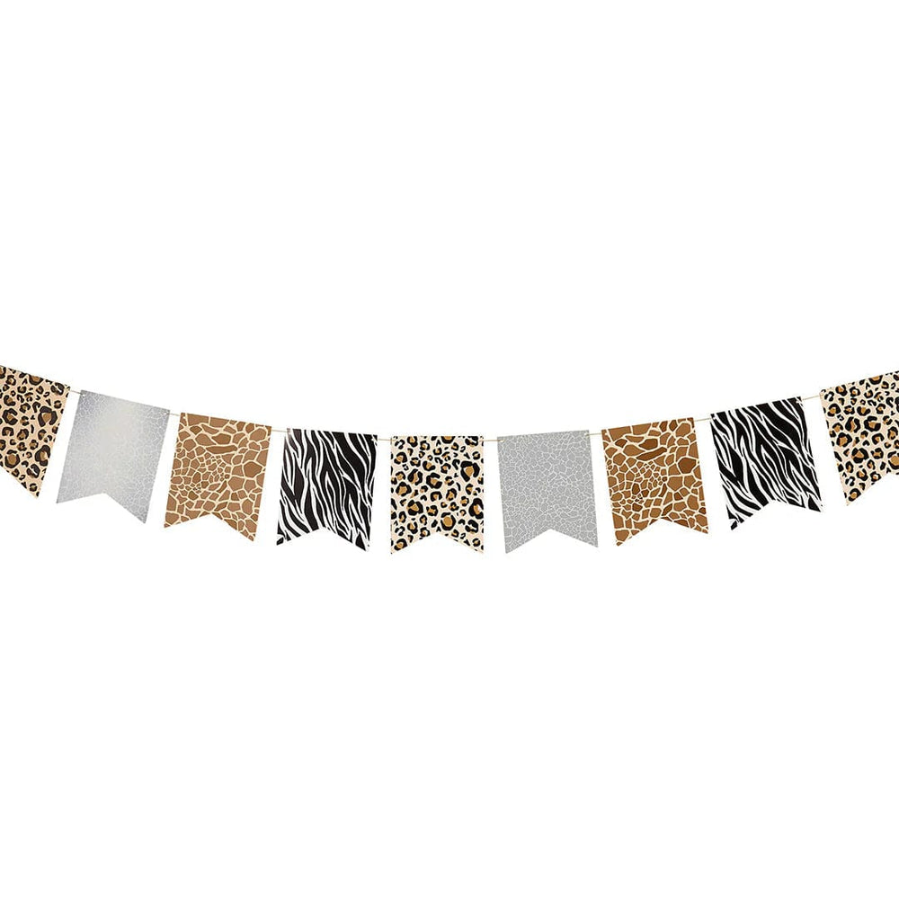 Bunting Safari Animal Print Party Bunting