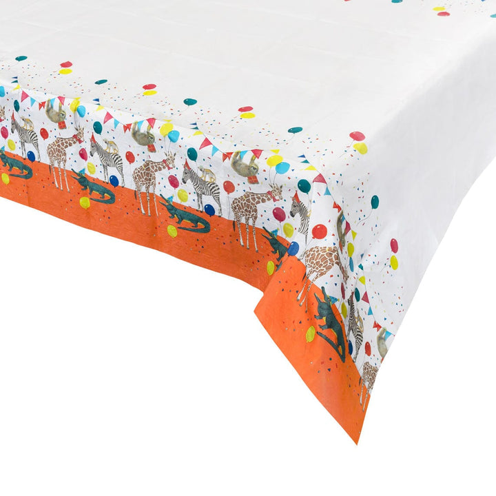 Safari Party Animal Paper Table Cover - Safari Birthday Party Supplies table cover Safari Party Animal Paper Table Cover