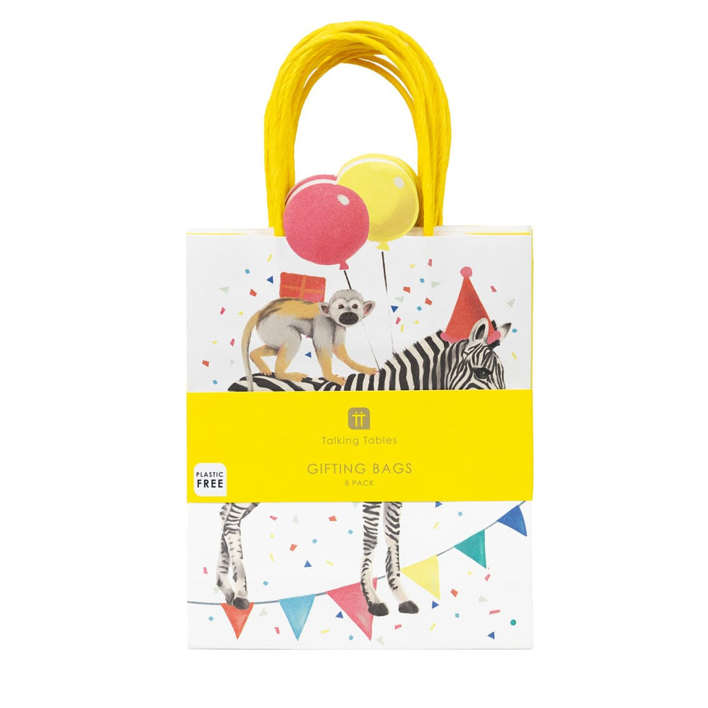 Safari Party Animal Party Bags x 8 - Safari Birthday Party Supplies Party Bags Safari Party Animal Party Bags x 8