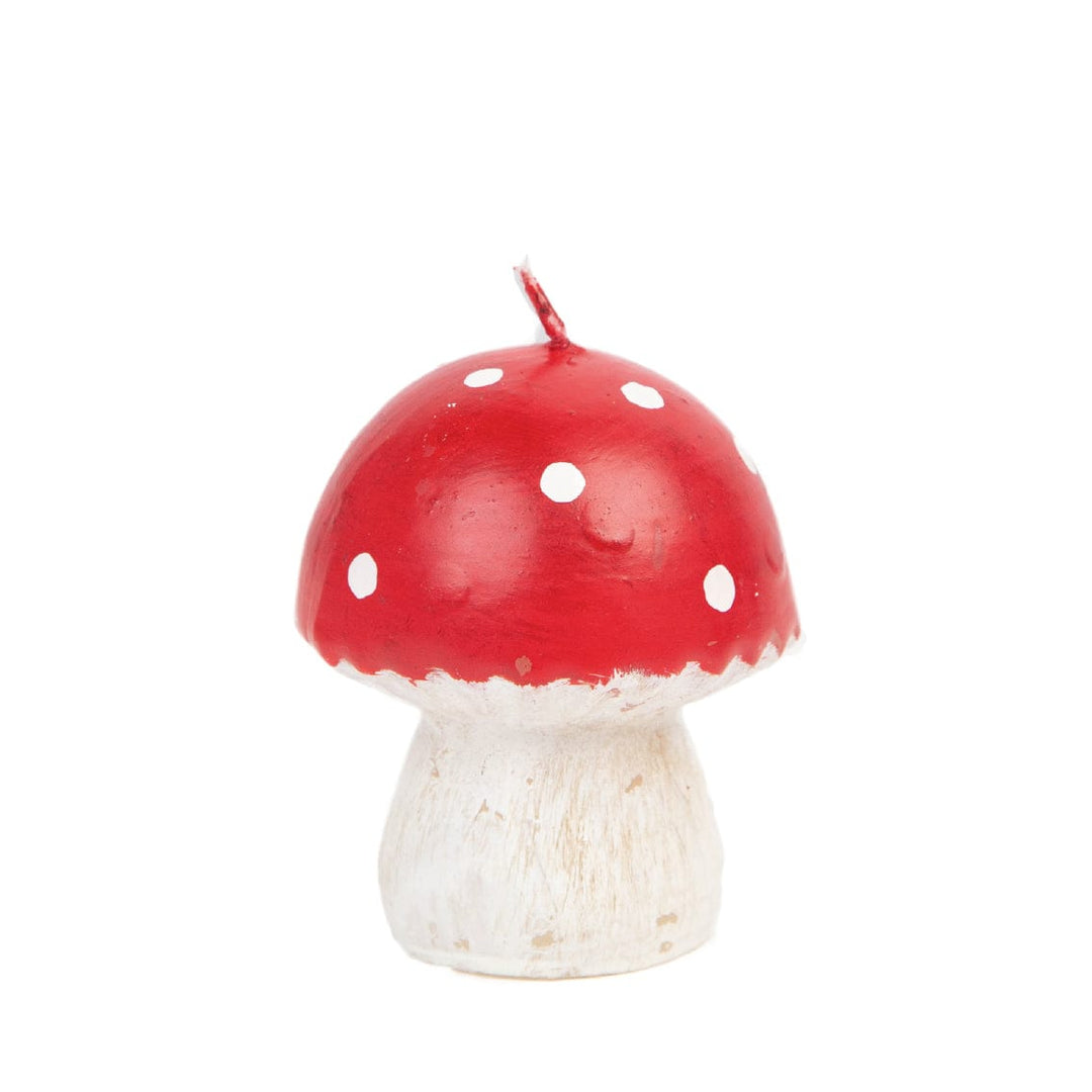 Small Red Mushroom Candle - Woodland Christmas Candles Candle Small Red Mushroom Candle