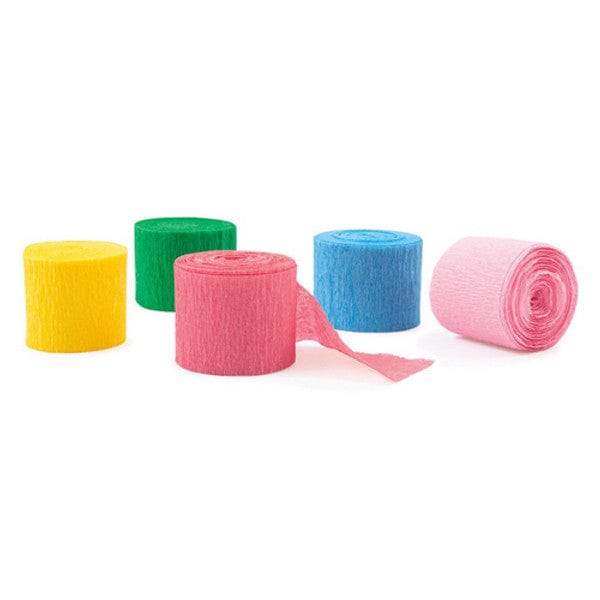 Spring Crepe Paper Streamers x 5 streamers Spring Crepe Paper Streamers x 5