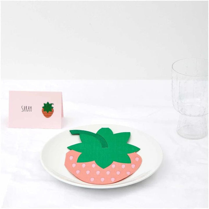 Strawberry Party Napkins x 20 - Strawberry Birthday Party Decorations Paper Napkins Strawberry Party Napkins x 20