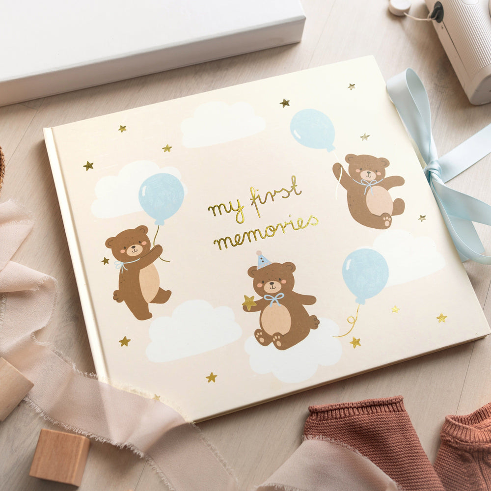 Teddy Bear Photo Album – My First Memories - 1st Birthday Party Supplies photo album Teddy Bear Photo Album – My First Memories