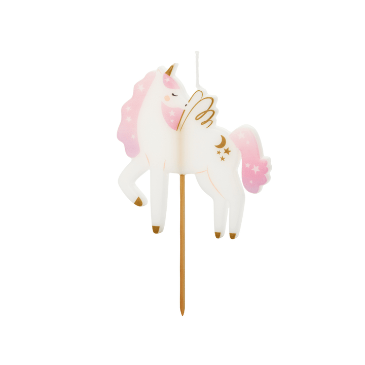 Unicorn Cake Candle - Unicorn Birthday Party Birthday Candles Unicorn Cake Candle