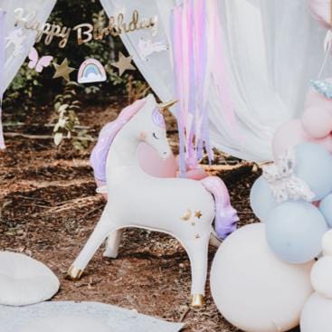 Unicorn Standing Foil Balloon - Unicorn Birthday Party Supplies Foil Balloon Unicorn Standing Foil Balloon