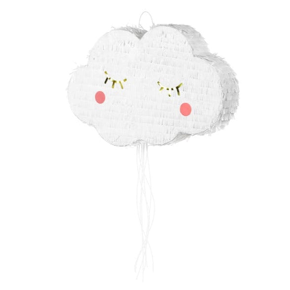 White Cloud Party Pinata - Baby Shower Party Decorations Cloud Theme Piñatas White Cloud Party Pinata