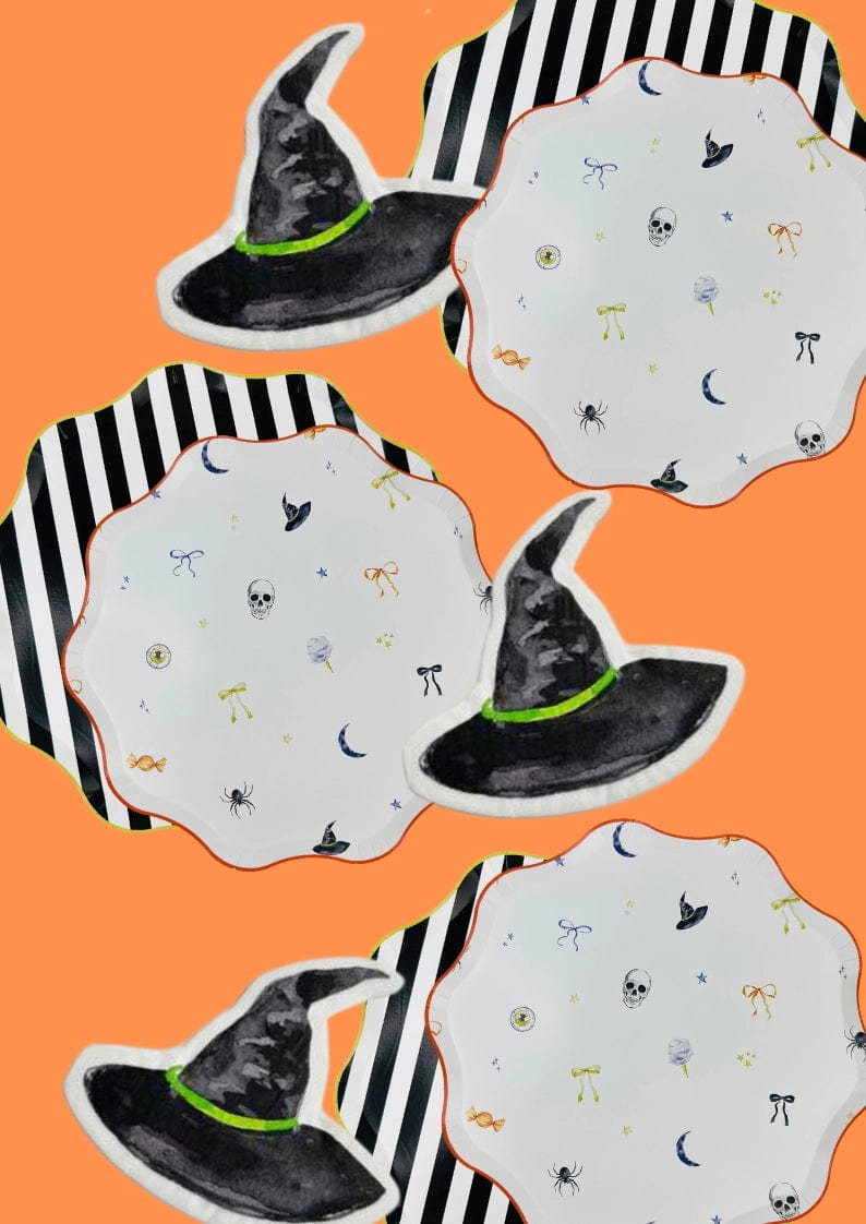 Witches Hat Halloween Party Napkins x 24 - Josi James Paper Napkins Witches Hat Halloween Party Napkins x 24