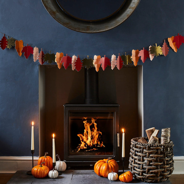 Party Supplies Autumn Leaf Garland Decoration