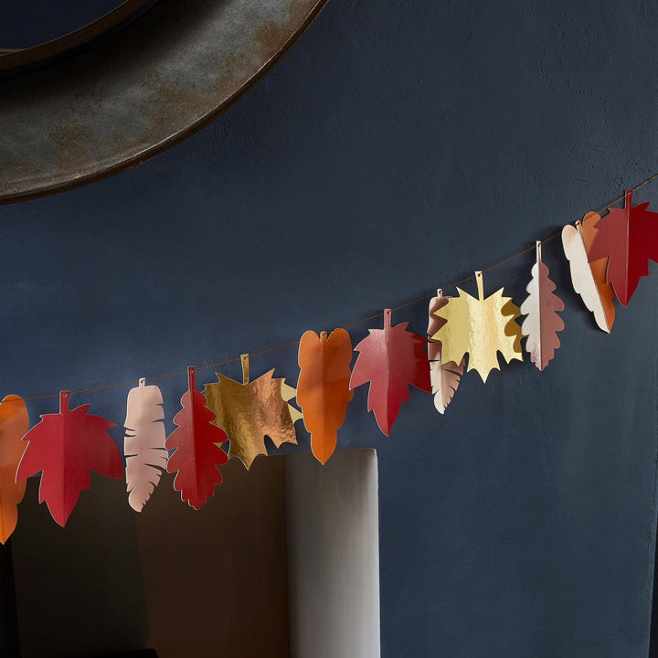 Party Supplies Autumn Leaf Garland Decoration