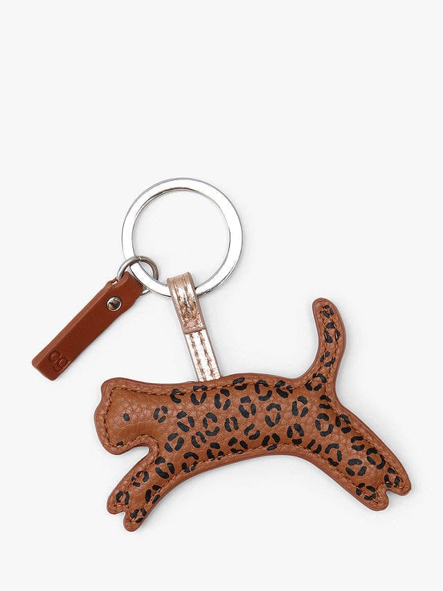 Caroline Gardner Leaping Leopard Keyring