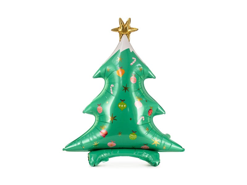 Christmas Balloons - Jumbo 3D Standing Christmas Tree Foil Balloon Balloons Jumbo 3D Standing Christmas Tree Foil Balloon