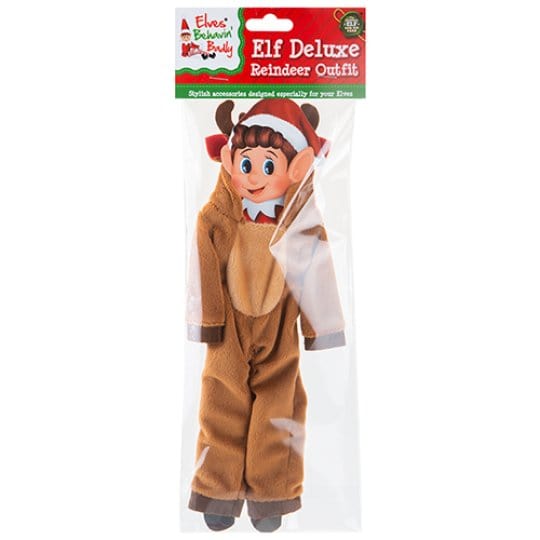 Elf on the Shelf - Reindeer with Antlers outfit for Elf elf doll Reindeer with Antlers outfit for Elf