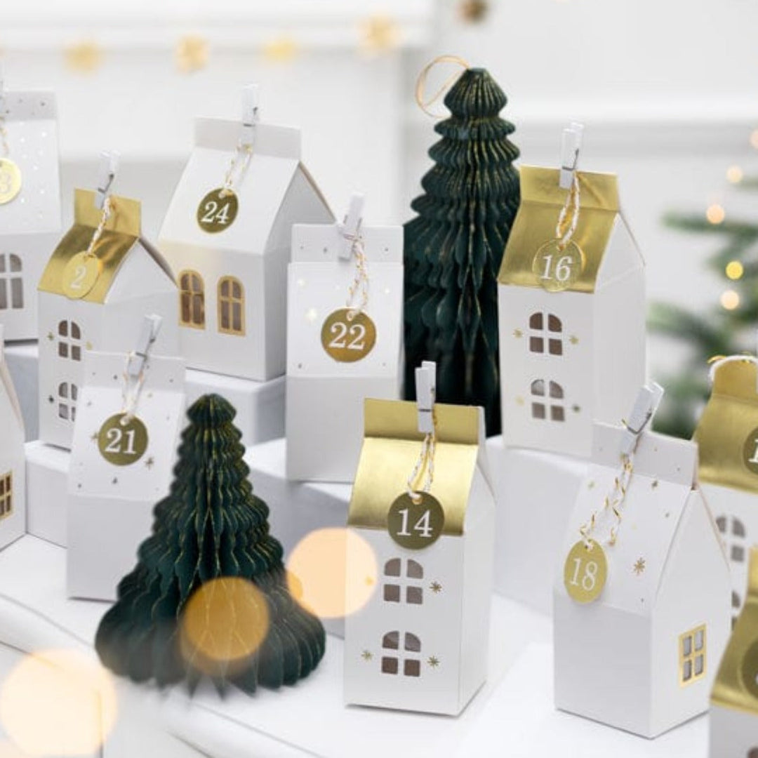 Party Deco - Christmas Advent Calendar Houses Advent Calendars Christmas Advent Calendar Houses