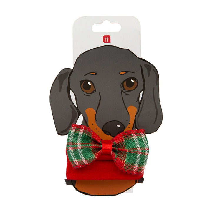 bow tie Pet Christmas Tartan Bow Tie Dress Up