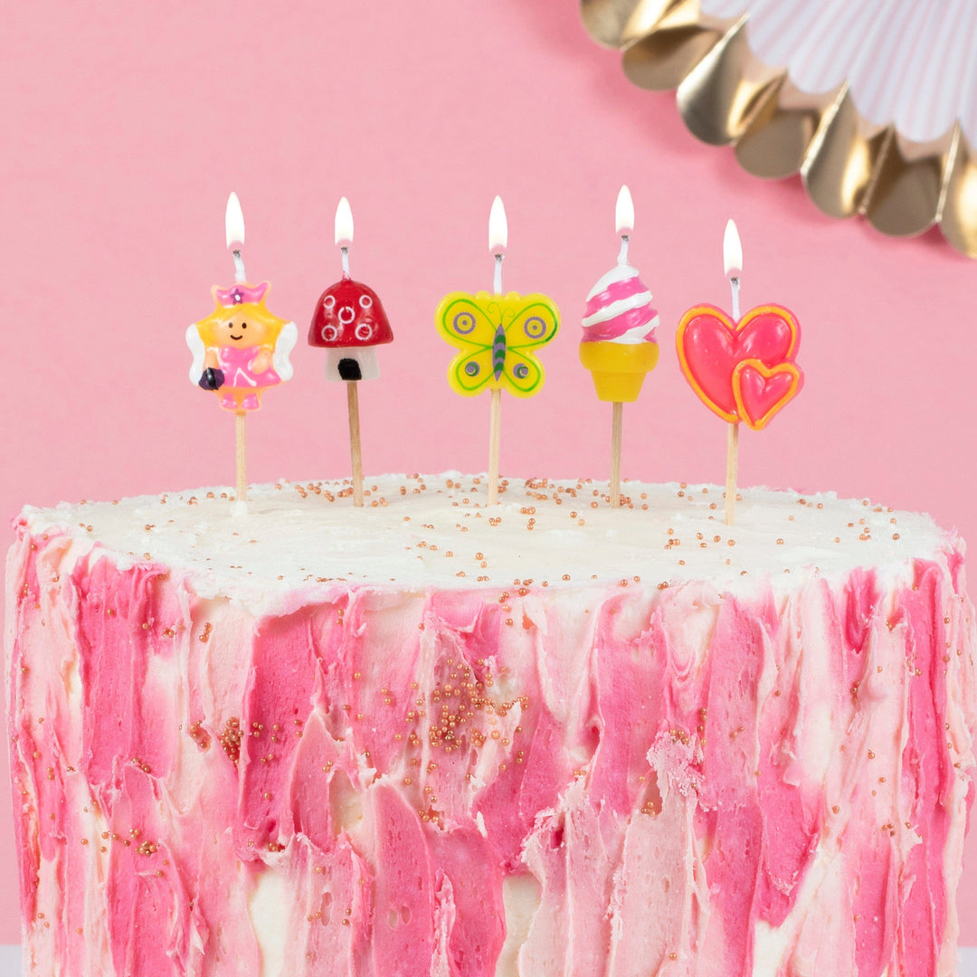 Candles Princess Birthday Cake Candles