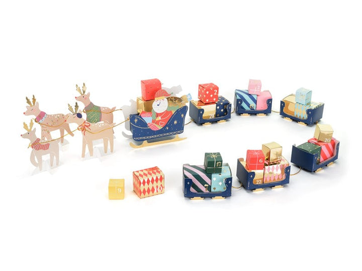 Advent Calendar Santa's Sleigh - Christmas Advent Calendar Boxes