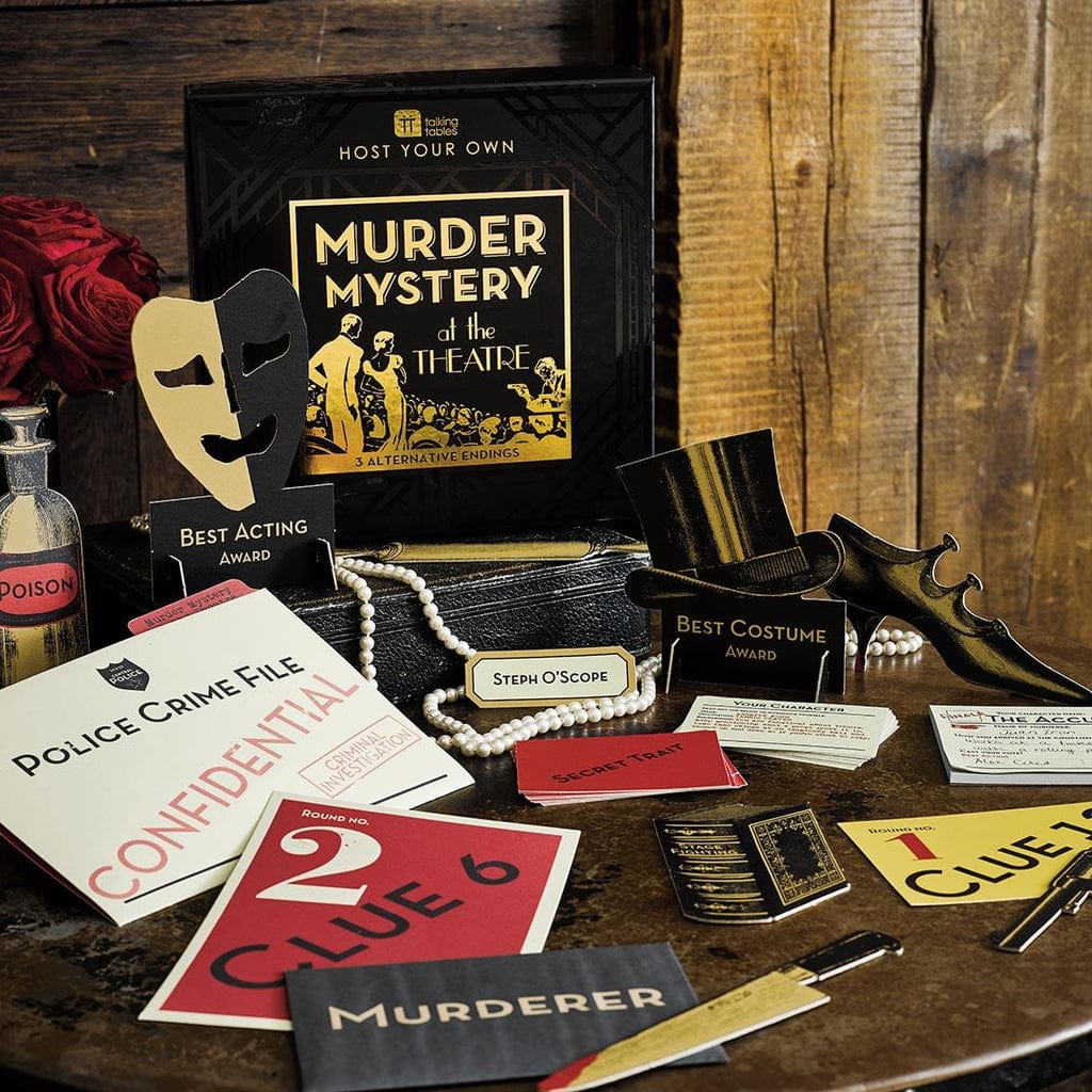 Talking Tables - Host Your Own Murder Mystery Game games Host Your Own Murder Mystery Game