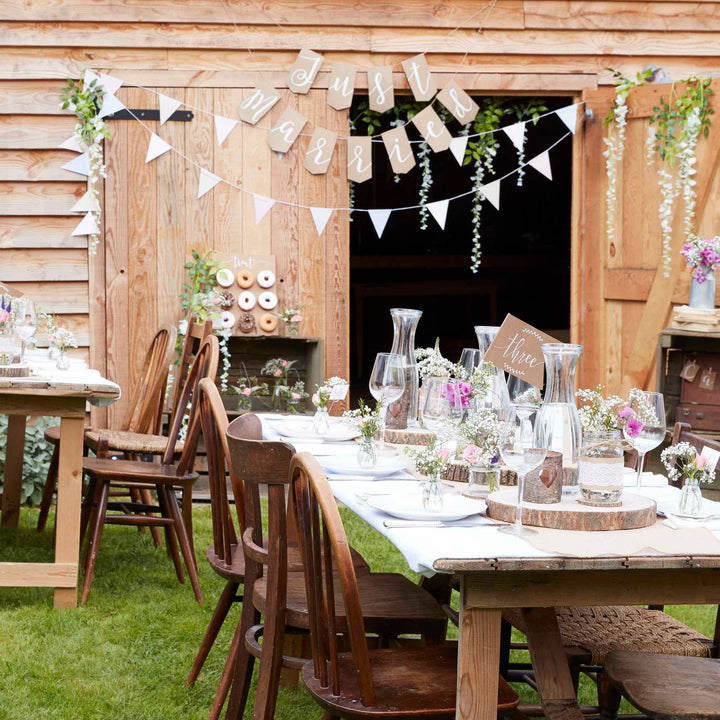 Wreaths & Garlands White Artificial Wisteria Wedding Garland